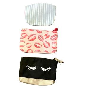 3 IPSY makeup bags